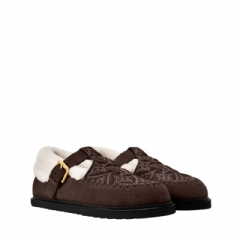 Louis Vuitton Women Colorado Comfort Mary Jane Dark Brown 1AIGLF