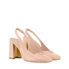 Louis Vuitton Women Swing Slingback Pump Nude 1AGUJF