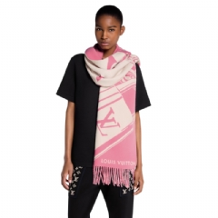 Louis Vuitton Women Lock And Keys Scarf Pink M96823