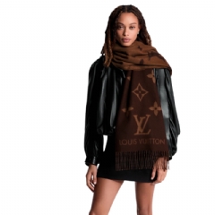 Louis Vuitton Women Reykjavik Scarf Dark Brown M78125