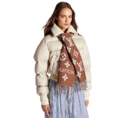Louis Vuitton Women LV Essential Scarf Hazelnut M78935