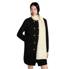 Louis Vuitton Women LV Script Scarf Ecru M97736