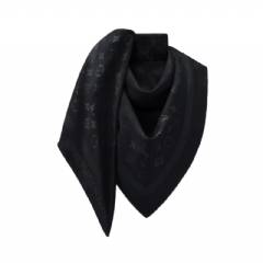 Louis Vuitton Women Monogram Classic Shawl Black M96987