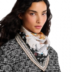 Louis Vuitton Women From The Cloud Square 90 Black M97199