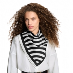 Louis Vuitton Women Ressac By Sol Lewitt Square 90 White M97352