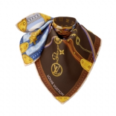 Louis Vuitton Women Strap And Trunk Square 90 Brown M97960