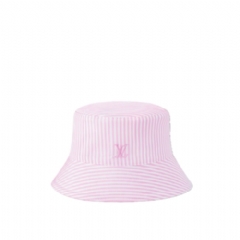 Louis Vuitton Women LV League Striped Bucket Hat M5160M