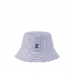 Louis Vuitton Women LV League Striped Bucket Hat M5158M