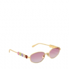 Louis Vuitton Women LV Confetti Oval Sunglasses Z3179U