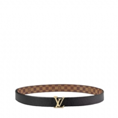 Louis Vuitton Women LV Iconic 25 mm Reversible Belt Damier Ebene M0568U
