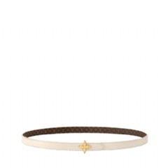 Louis Vuitton Women LV Mini Flowergram 15mm Reversible Belt Quartz M4196U