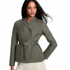 Louis Vuitton Women Belted Double-Breasted Jacket 1AJGPV