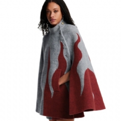 Louis Vuitton Women Flame Jacquard Cape 1AJE09