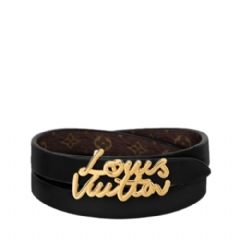 Louis Vuitton Women LV Script Bracelet M4568F