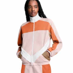 Louis Vuitton Women Color-Blocked Zip-Up Jacket 1AJGT6