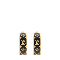 Louis Vuitton Women Nanogram Enamel Earrings Gold M01833