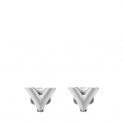 Louis Vuitton Women Essential V Stud Earrings Silver M63208