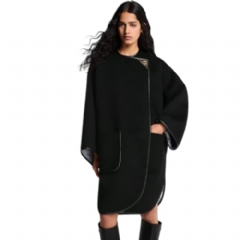 Louis Vuitton Women Double Face Toggle Detail Coat 1AHYEC