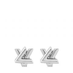 Louis Vuitton Women GO-14 Earrings Palladium M01870