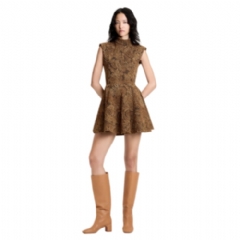 Louis Vuitton Women Lurex Jacquard A-Line Dress 1AJEDH