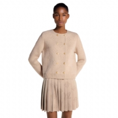 Louis Vuitton Women Double-Breasted Mahina Knit Cardigan 1AHYZO