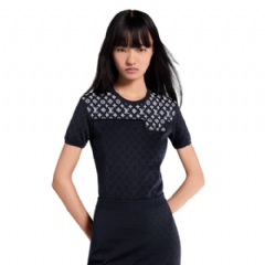 Louis Vuitton Women Monogram Jacquard Knit Top 1AI773